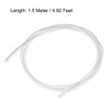 sourcing map PTFE Tube 4.9Ft - ID 4 mm x