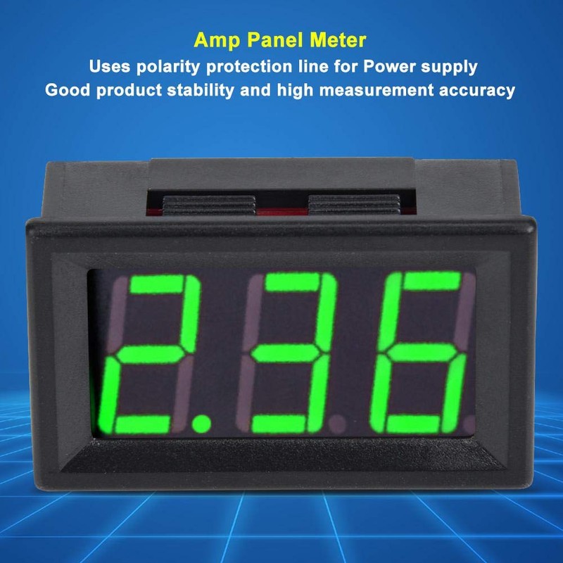 Continuous Current Ammeter Digital Mini LED Ring High Precision 2