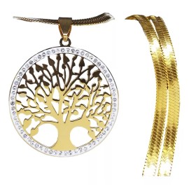 TENDER LIHOME Collar Árbol De La Vida Dije Abundancia Amuleto Para Mujer