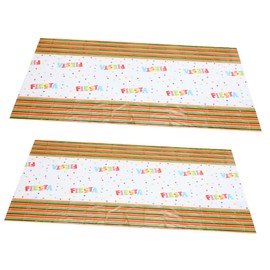 Gadpiparty 2pcs Mexican Carnival Party Tablecloth Large Table Cover for Festive Events Daily Use and Home Decoration for Dining and Celebrations