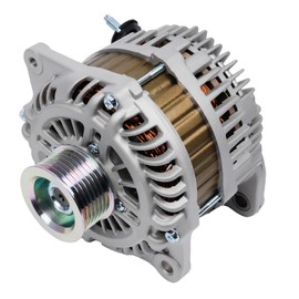 Alternator 11557 New 130A 12V for Altima/Maxima 2011-2018 V6 3.5L, for Maxima 2016-2018 V6 3.5L, Automotive Replacement Alternators Replace OE 11557N, A3TJ3691ZC, 11557N