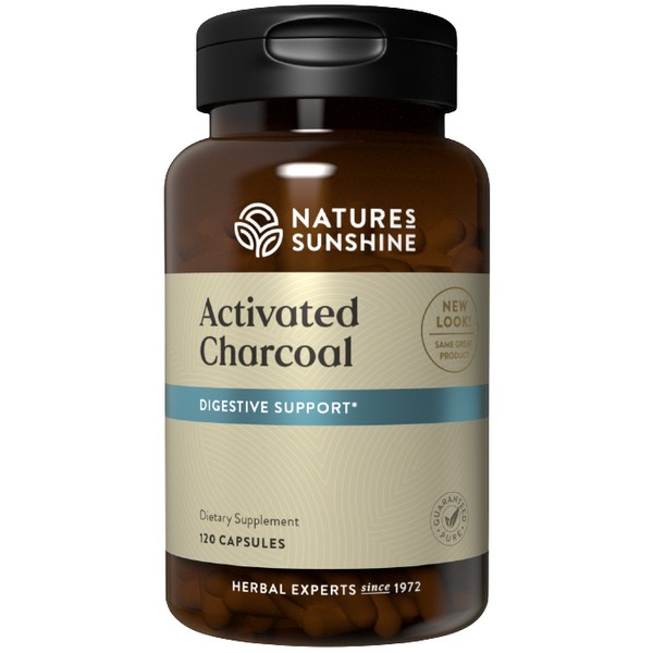 Nature's Sunshine Activated Charcoal Capsules 120