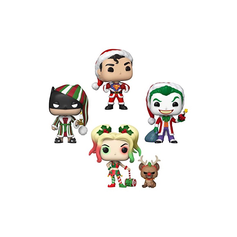 Funko! POP 4PK DC Holiday, FUN58577, Multicoloured