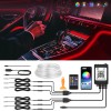 MICTUNING 10M Car RGB LED Strip Lights - 6 in