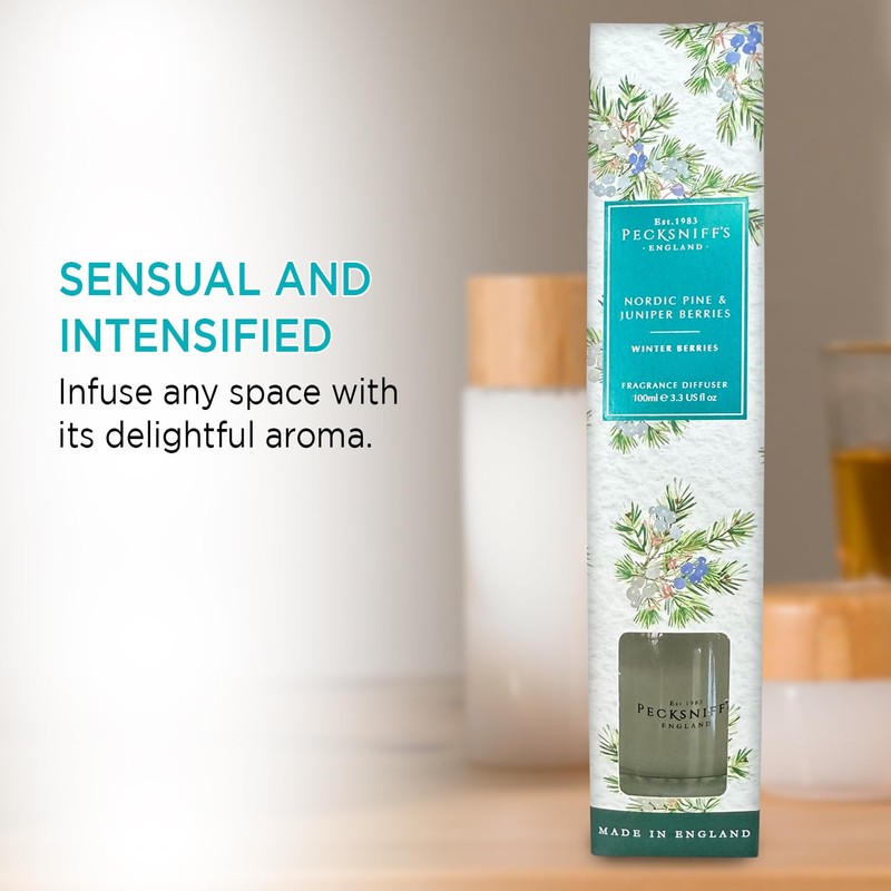 Pecksniffs Nordic Pine and Juniper Berries Diffuser | 100ml/3.38 Fl