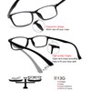 MMOWW 5 Pack Reading Glasses for Women Men Classic Square