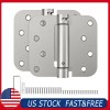 HOSOM 2 Pack, 4.0"x4.0" Adjustable Spring Hinge Door Closer Satin