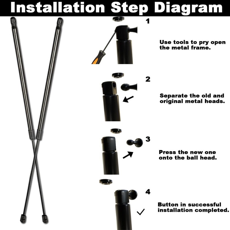 Hood and Tailgate Lift Supports Shock Struts Gas Spring Damper