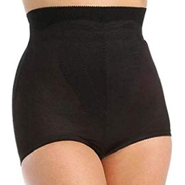 RAGO Style 6296 High Waist Medium Shaping Panty Brief Black Large / 30