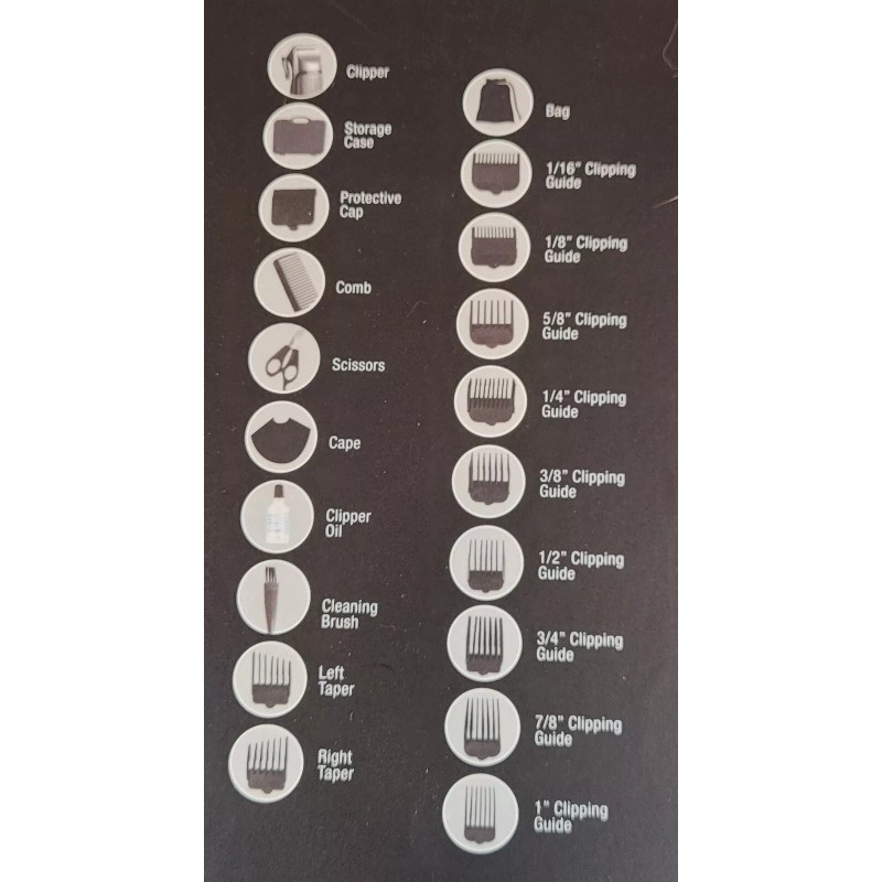 Vivitar 20-pc. Clean Cutting Hair & Beard Clipping Kit PG6020-NOC