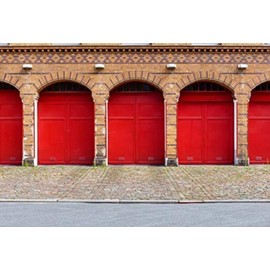 Yeele 12x8ft Fire Department Background for Photography Front Door Firefighter Backdrop Kids Adult Travel Photo Booth Shoot Vinyl Studio Props