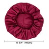 TOPTIE Extra Large Luxurious Silky Satin Bonnet Sleep Cap Night