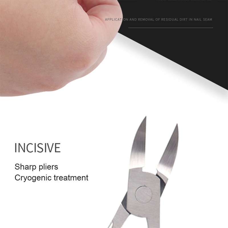 7 Pcs Professional Toe Nail Clipper Set for Ingrown Thick