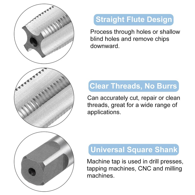 sourcing map 3pcs Tap and Die Set, Metric M14 x