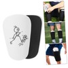 KOMBIUDA 1pair Professional Shin Guards for Football and Comfortable Shin