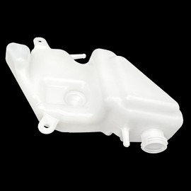 43078-0553 Motorcycle Coolant Reservoir Tank for Kawasaki Ninja 650 Series EX650 EX650 ABS EX650A EX650F ABS EX650E 2012-2016 Engine Radiator Coolant Water Tank Replacement Parts White