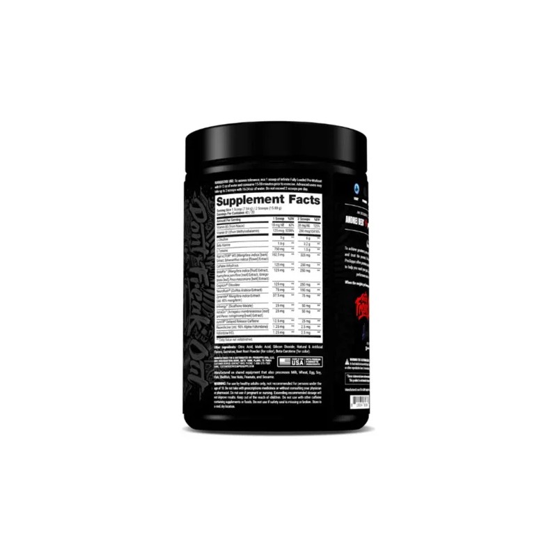 Prosupps Pro Series Infinite Pre Workout 40 Servicios Sabor Fresa
