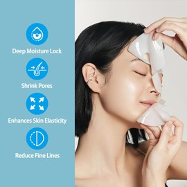 SOYUB Collagen Face Mask - Hydrating Overnight Collagen Face Mask Deep Collagen Anti Wrinkle Lifting Mask - Pure Collagen Films for Improve Elasticity Firming And Moisturizing (4 pcs/1 Box)