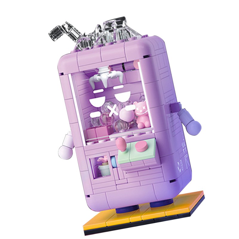 Doll Machine Mini Building Blocks Bricks Set Mini Claw Catch