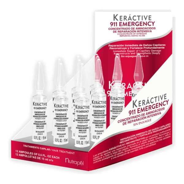 Nutrapel Ampolleta Reconstructive Keractive 911 12amp/15ml