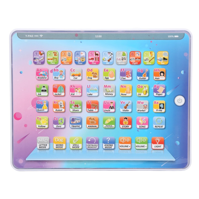 Kids Learning Tablet Full English Teaching Touch Voice Learning Tablet