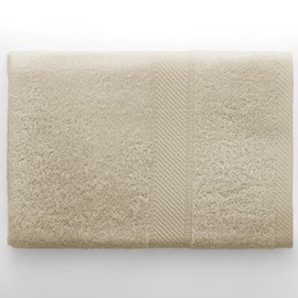 DecoKing Hand Towel 50 x 100 cm Beige Cotton Bamboo Viscose Absorbent Antibacterial Bamboo Bamby Cappuccino