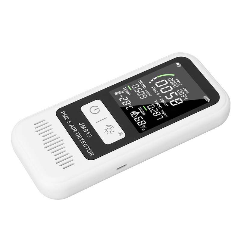 Air Quality Monitor Pm2.5 10 1.0 Detector LCD Display Temperature