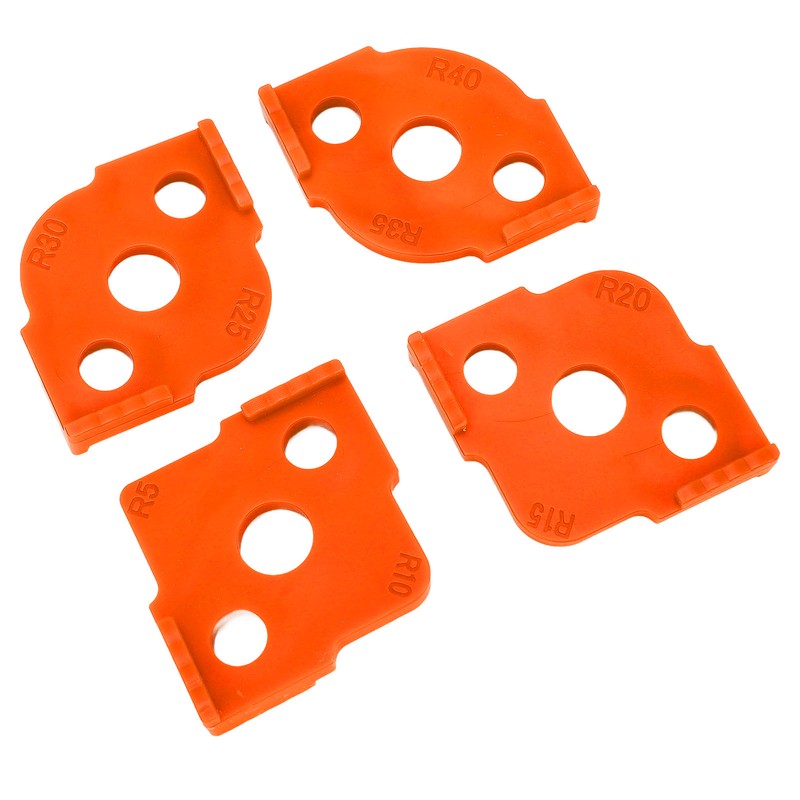 4PCS R Corner Templates Round Angle Radius Jig Routing Template