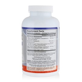 HCP Formulas - LipiCept - Natural Cholesterol Support Formula with Plant Sterols - Maintain Healthy Cholesterol Levels Already Within a Normal Range - Vegetarian - Dietary Supplement - 180 Caps
