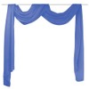vidaXL Voile Drape 140x600 cm Royal Blue