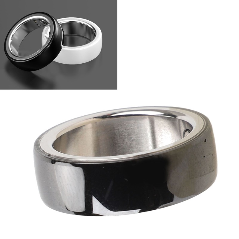 Smart Ring Multifunction Sleep Temperature Monitoring Pedometer 23mah Health Tracker