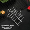 Toast Rack Chrome Toast Holder Rack with Ball Feet Stand