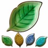 Ceramic Spoon Rest for Stove Top, Ice Cracks Leaf Cute