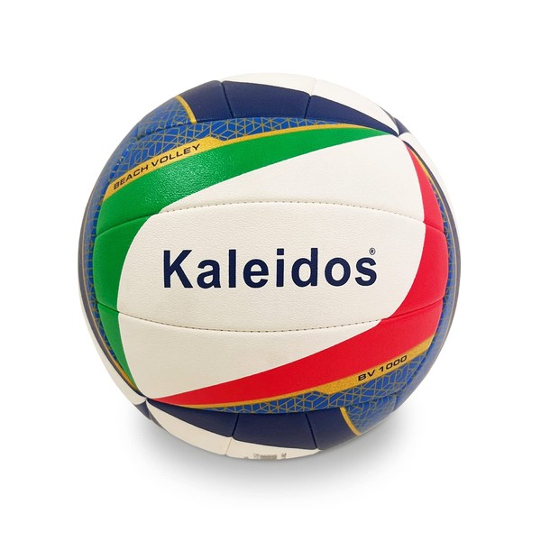 Mondo 13678 5 Sport-Volleyball Volley BV-1000-Size Indoor, Outdoor, Beach-Soft Touch Faux Leather-13678, Multicoloured