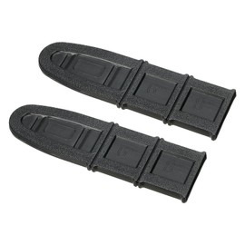 PATIKIL 2pcs 8" Chainsaw Chain Cover Plastic Durable Chainsaw Protective Cover Sheath Guard Chainsaw Accessories Replacement Parts Black