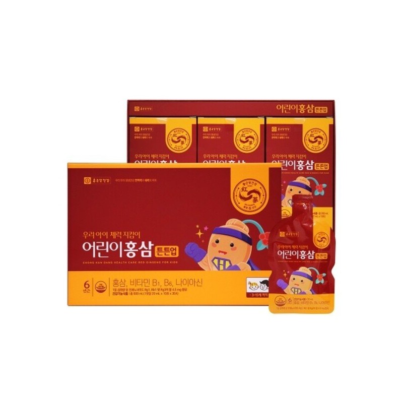 종근당건강 어린이홍삼 튼튼업 20ml X 30포 Jongkundang Health Children's Ginseng