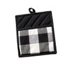 Daowwui -Check Classic Farmhouse Kitchen Set Insulation Pad Oven Mitt