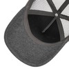 Atlantis Rapper Jersey Mid Visor Trucker Cap - Dark Grey