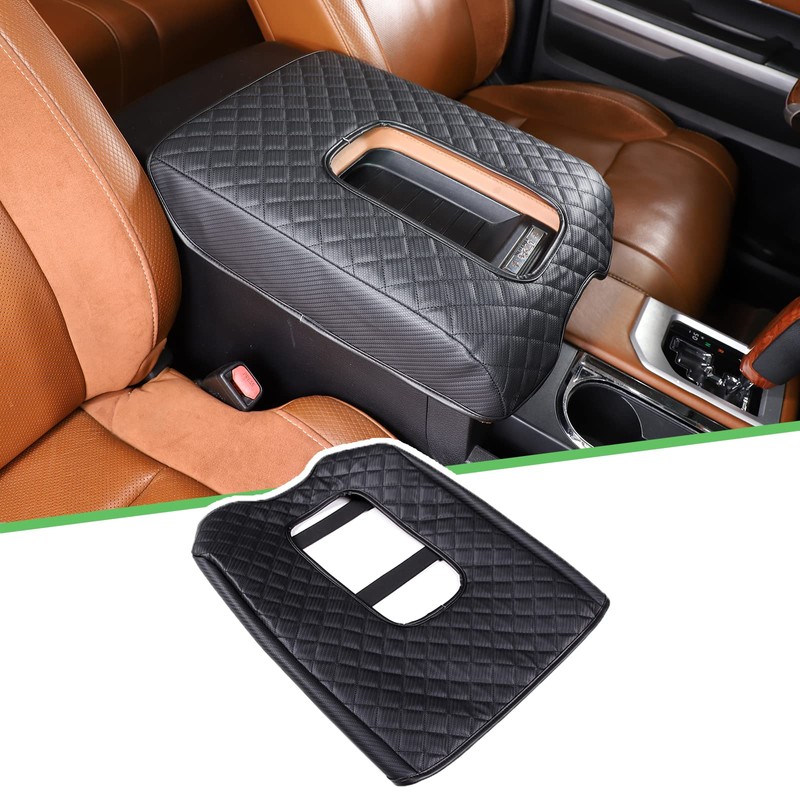 LLKUANG Car Center Console Armrest Cover Pad Fit for Toyota