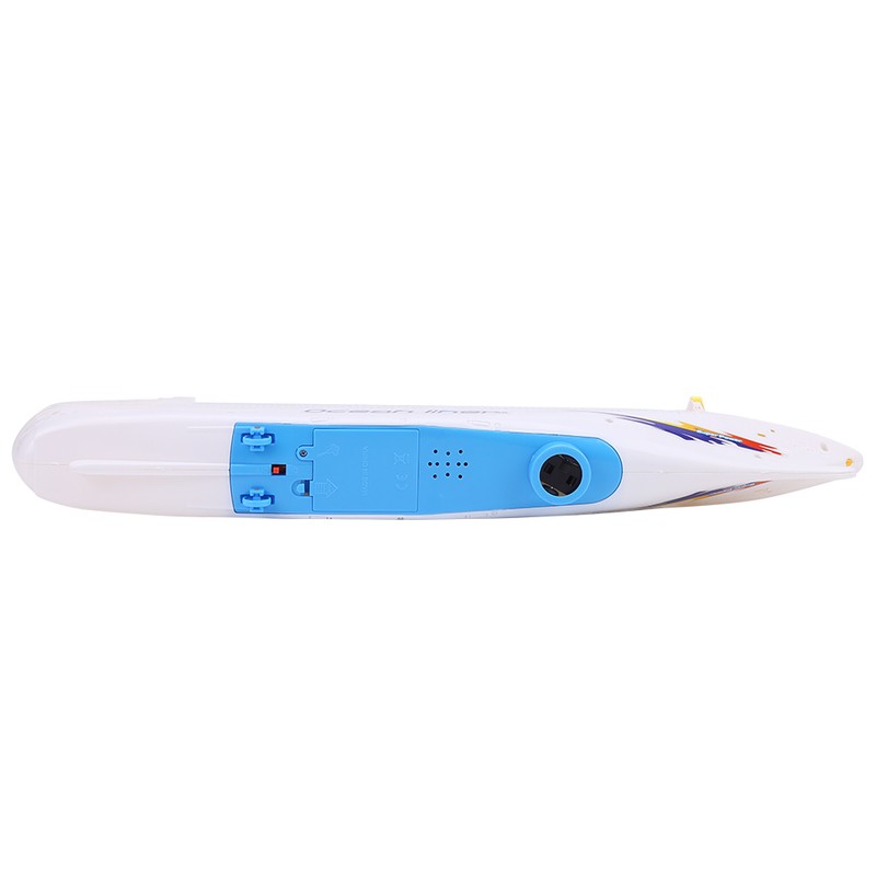 Electric Ocean Liner Cruise Ship Flashing LED Light Kids Musical