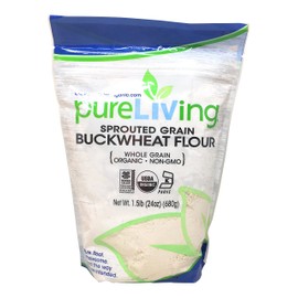 Pure Living Liv Organic Sprouted Buckwheat Flour - 24 oz