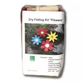 Undisclosed Dry Felting Kit "Flowers" by Filges