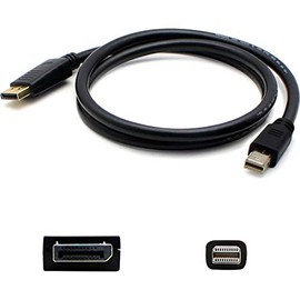 AddOn 5PK 6ft Mini-DisplayPort 1.1 Male to DisplayPort 1.2 Male Black Cables for Resolution Up to 3840x2160 (4K UHD)