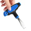 Heclia T-Handle Flat Head Screwdriver Ergonomic Non-Slip Plastic Handle for