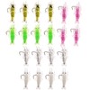 Be In Your Mind 20 Pieces Shrimp Bait Hooks, Soft