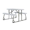 Flash Furniture Paige Easy-Fold Kids Outdoor Picnic Table and Benches