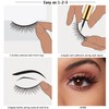 VANAODUC False Eyelashes 3D Mink Fake Lashes Round Volume Long