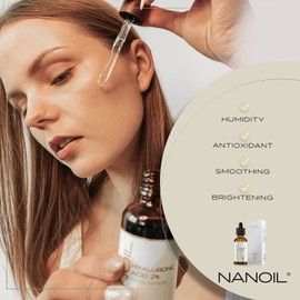 Nanoil Hyaluronic Acid Face Serum - Brightening, Smoothing and Moisturising Facial Serum Hyaluronic Acid 50ml