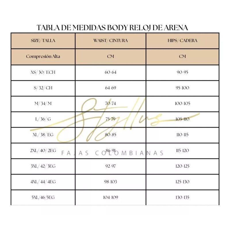 Ann Chery Faja Colombiana Ann Chery Reloj De Arena 5165