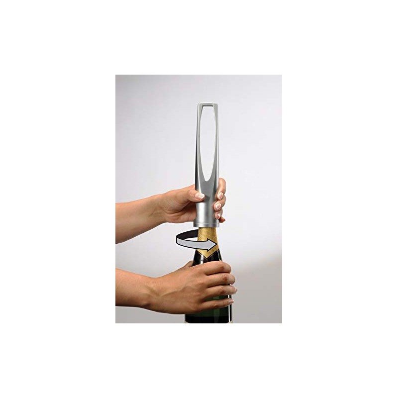 Le Creuset SW 105 59139013000664 Champagne Opener Matt Chrome